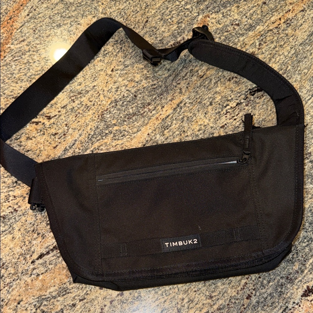 Timbuk2 Black Catapult sling Bag with Zip Front Pocket